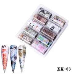 Nail supplies transfer sticker - Xk03 - View 1