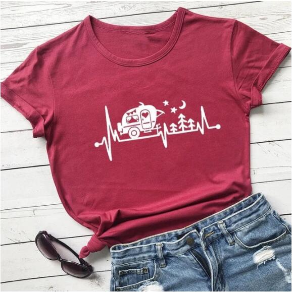 Title 9, Camping Heartbeat Graphic T-Shirt