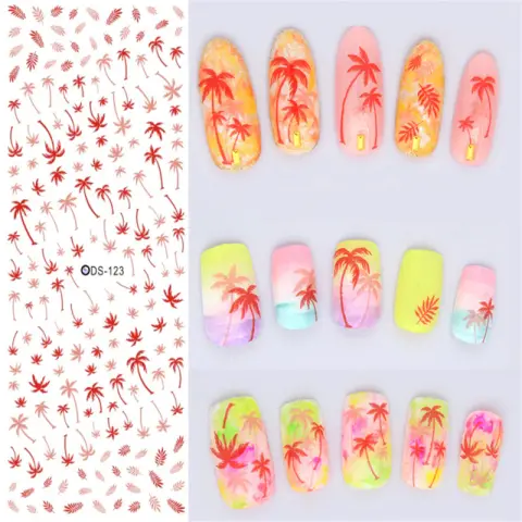 Watermark Sticker Decal Nail