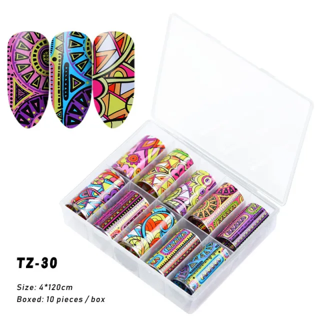 Nail supplies transfer sticker Tz30 - Shop at LoveMi