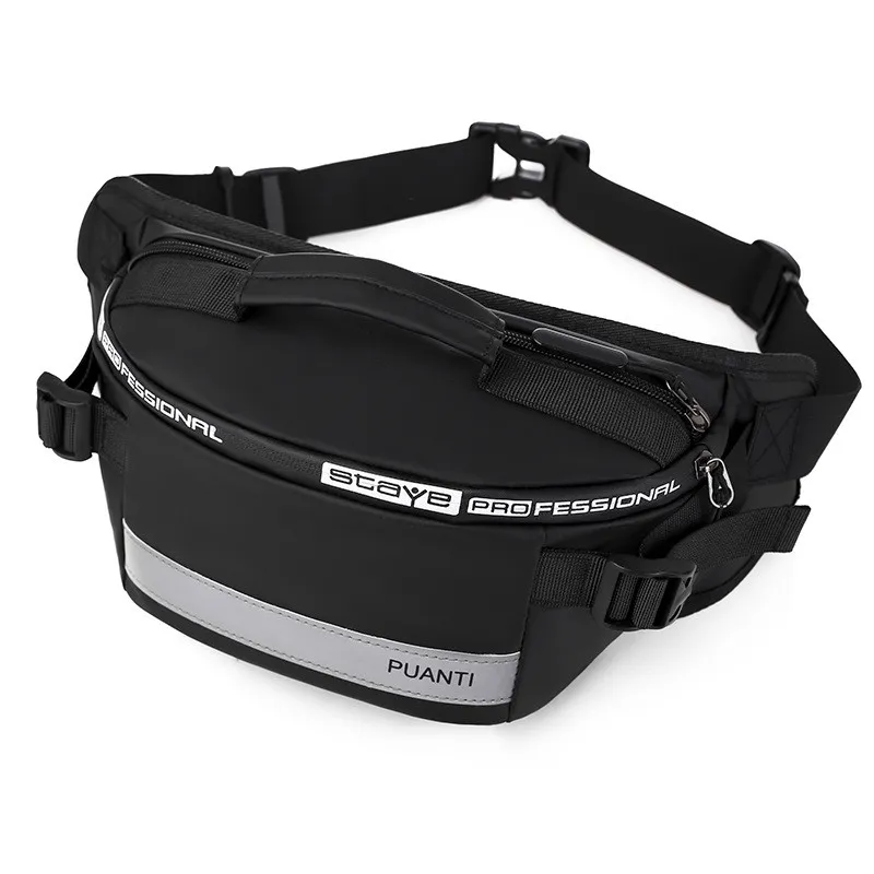 Large-capacity handbag multi-purpose chest bag - Black
