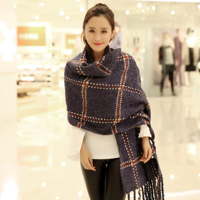 Fashion all-match lady big shawl scarf