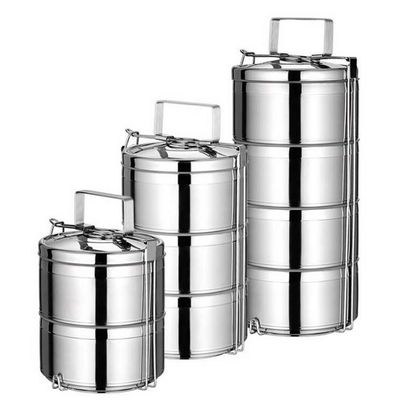 Multi-layer stainless steel lunch box