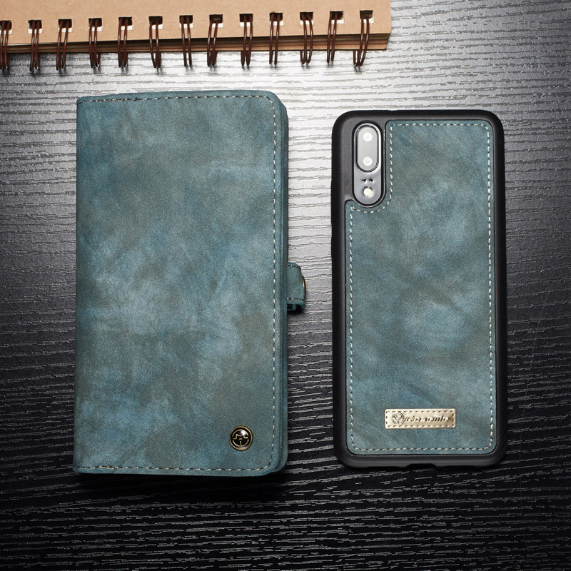 Leather zipper phone case
