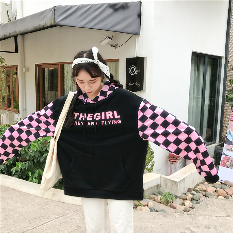 Title 5, Check panel sweater