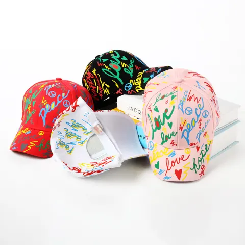 Casual Graffiti Baseball Hat