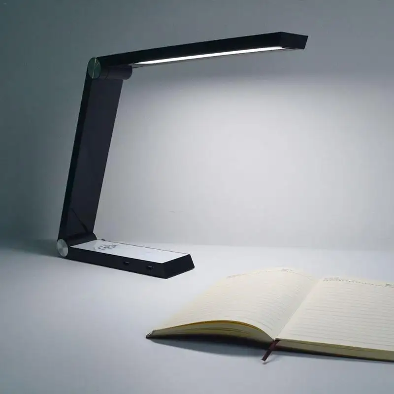 LED Triangle Table Lamp Wireless Charging Led Desk Lamps