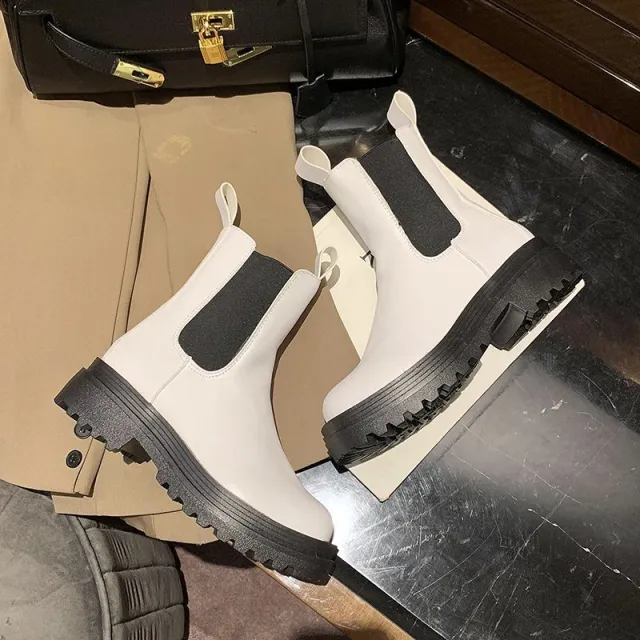 New England Winter Martin Boots White - Shop at LoveMi