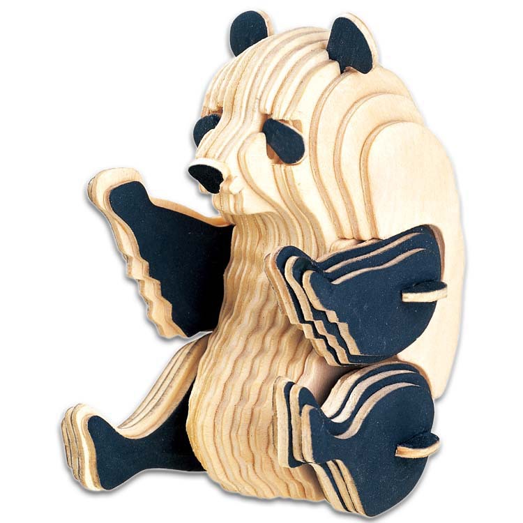 Puzzle En Bois Panda Dimensioni puzzle en bois 3d Panda Dimensioni