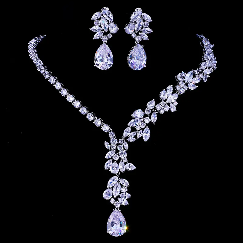 Water Drop Zircon Bridal Suit