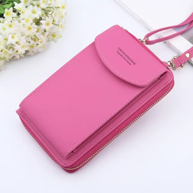 Multifunctional Long Clutch Ladies Wallet Rose - Shop at LoveMi