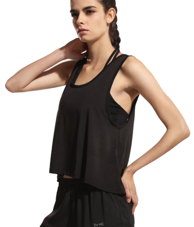 Women's quick-drying breathable yoga vest