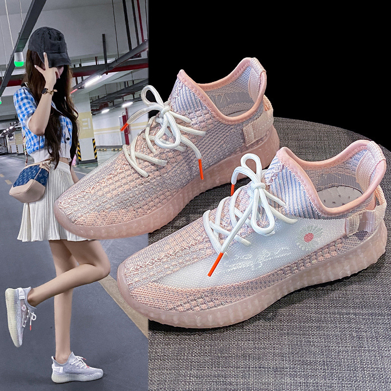 Women's gypsophila fluorescent sole sneakers