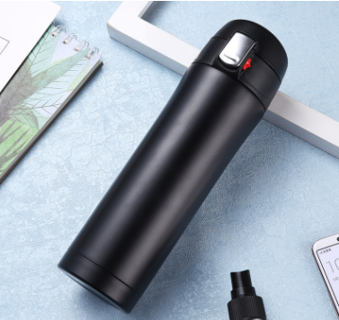 Stainless steel vacuum flask Black - Shop at LoveMi