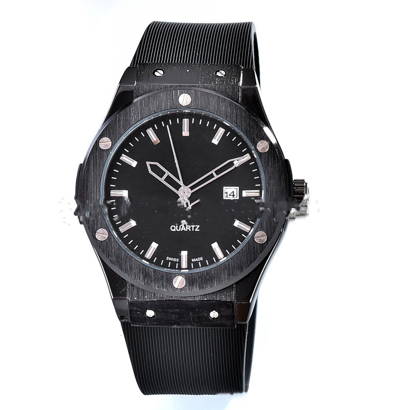 Three-pin men's and women's calendar watch