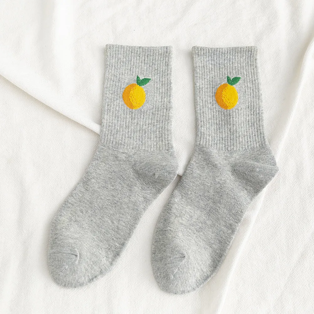 Fruit pile socks - Gray