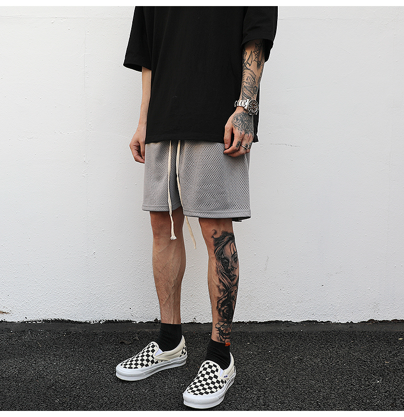 FOG high street style double mesh sports shorts