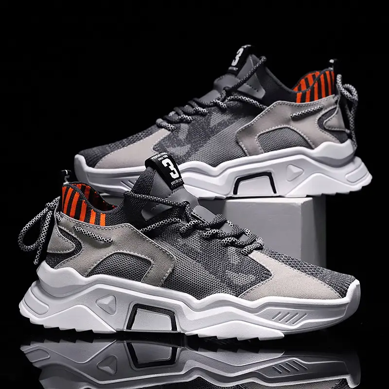 Men's breathable high rise sports shoes