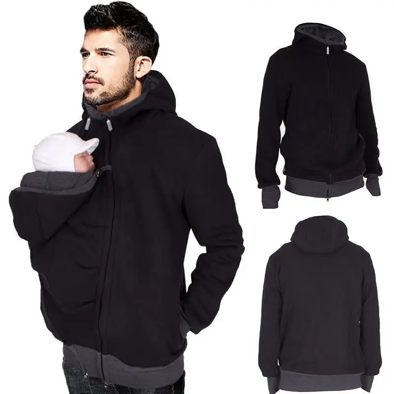 Two in One Multifunctional Kangaroo Dad Sweater
