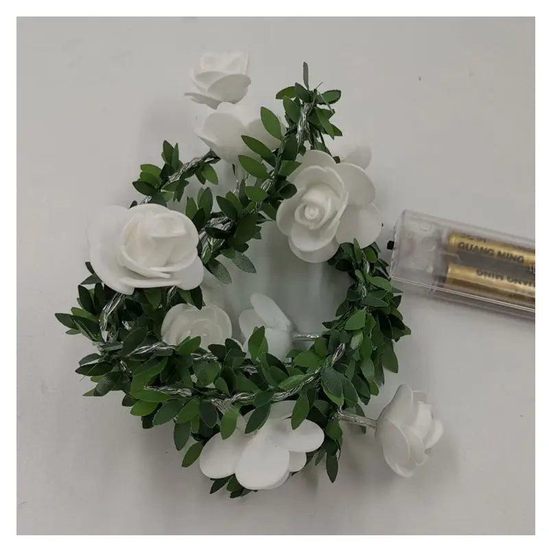 Rose Flower Vine String LED Lights
