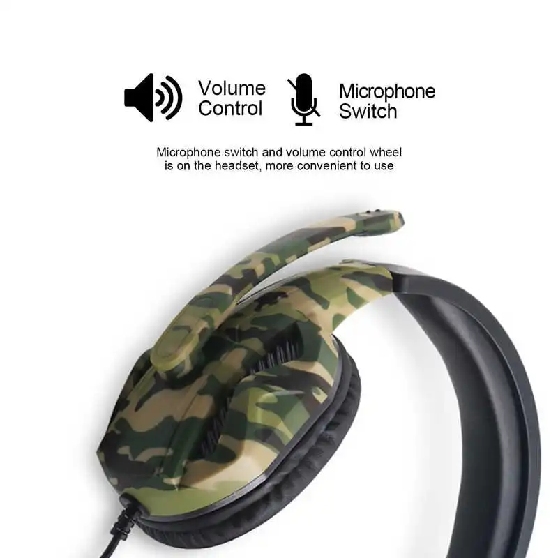 Camouflage gaming headset – image 4