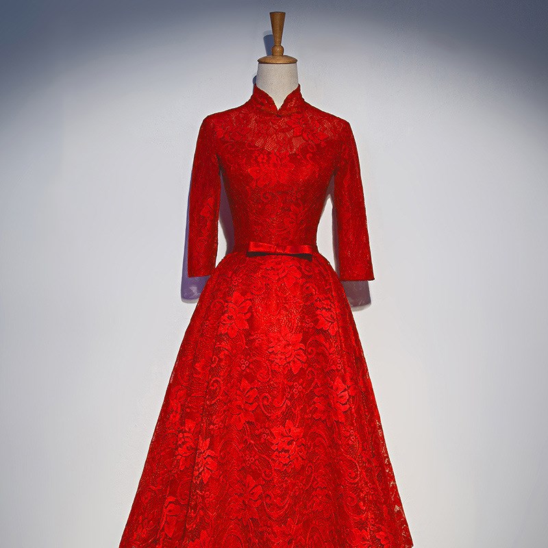 Long red dress 9Style - Shop at LoveMi
