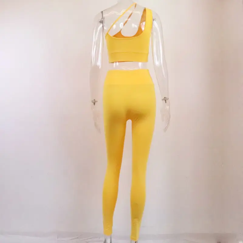One-shoulder short vest