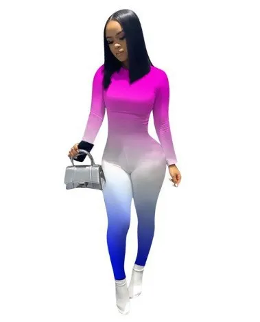 Sporty fashion catsuit - Red