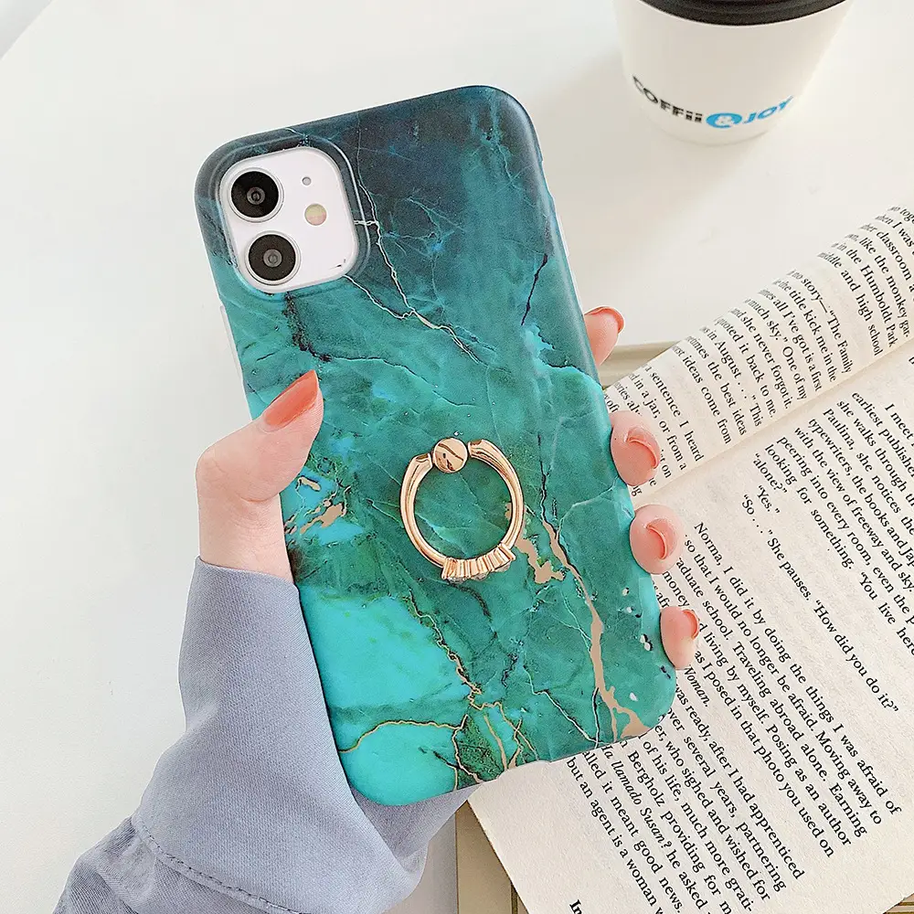 Colored marble phone case