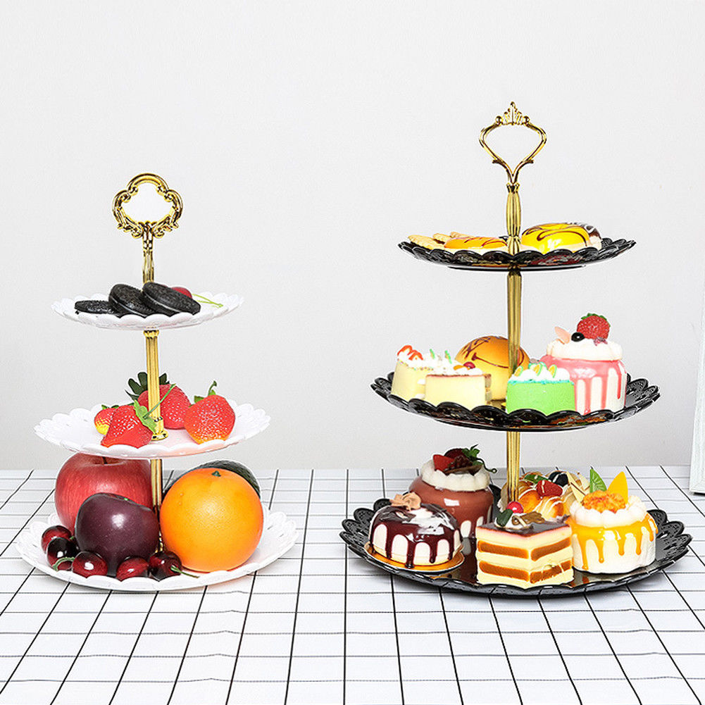 3-layer cake stand snack tray decoration tool — foto 5