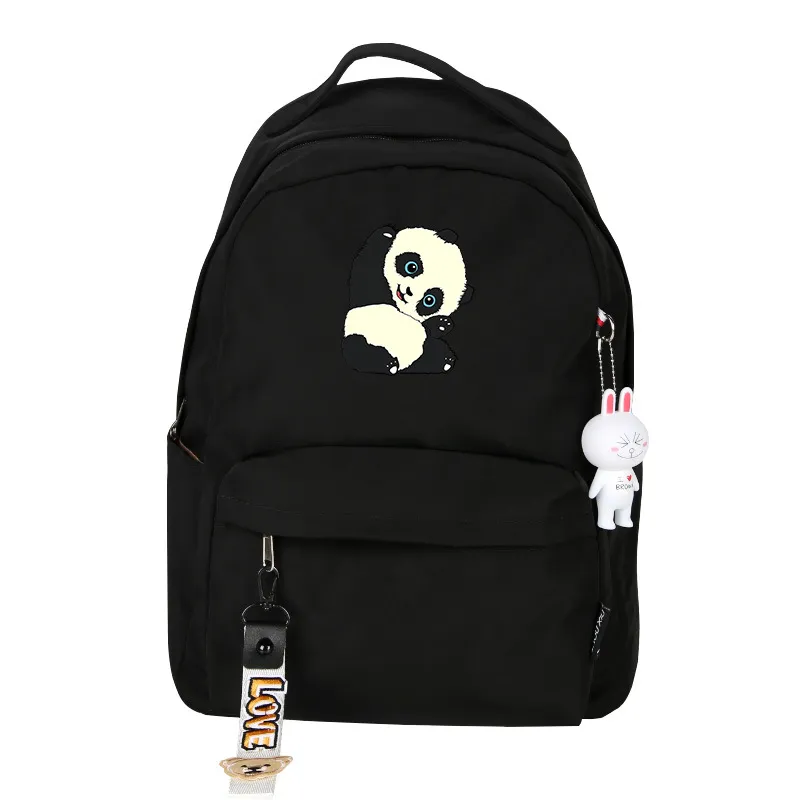 Sac Panda<br>Petite Fille - Black