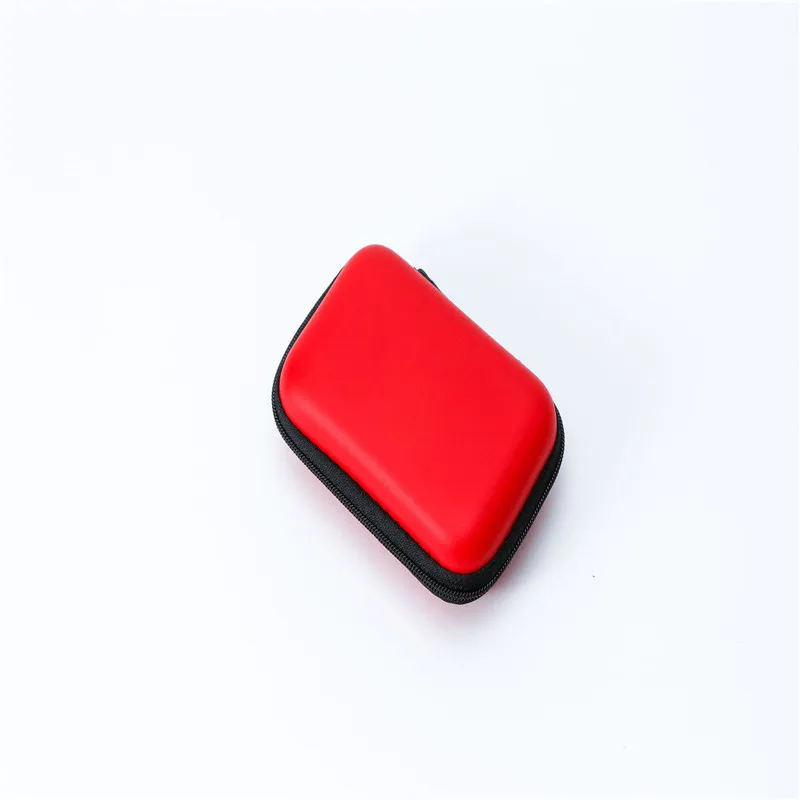 Data cable bluetooth headset storage box - Red