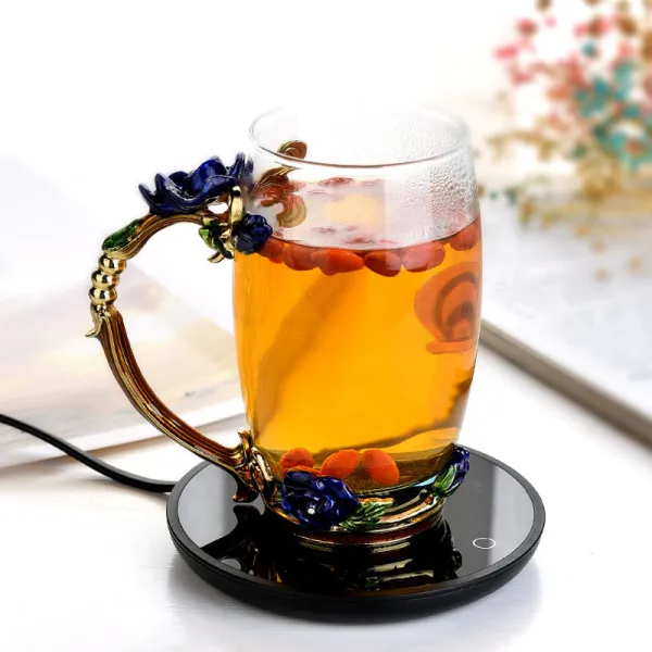 Coffee Mug Cup Warmer for Home Office Milk Tea Water Heating