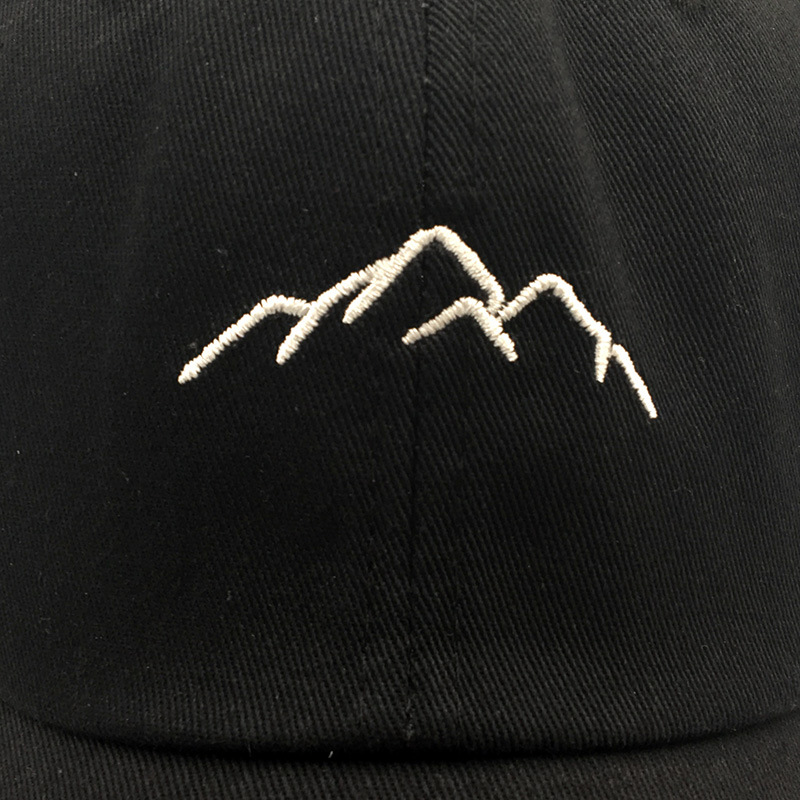 Mountain embroidery baseball cap