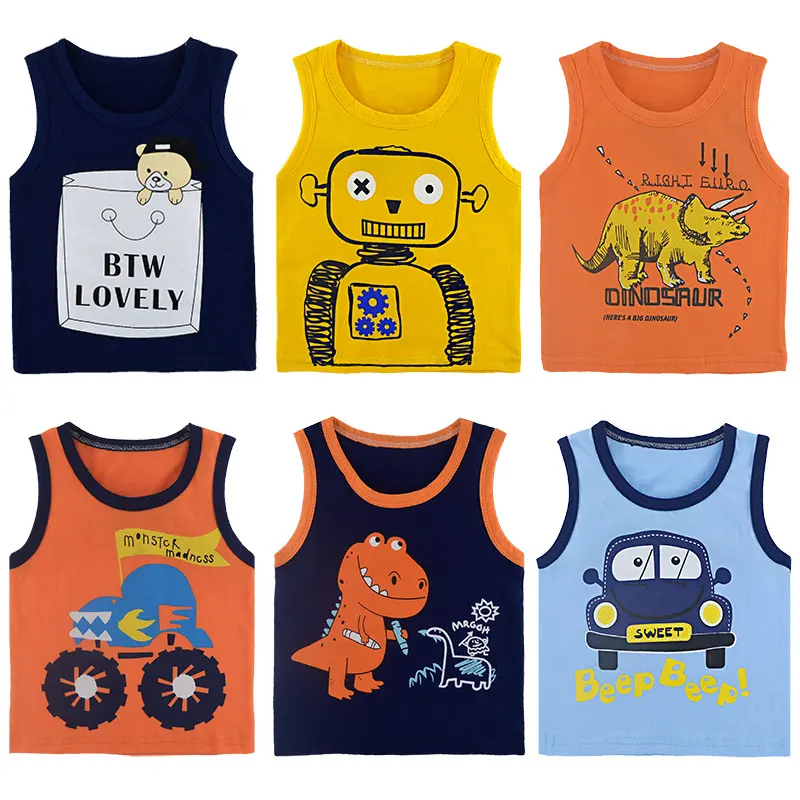Children's Cotton Sleeveless Vest