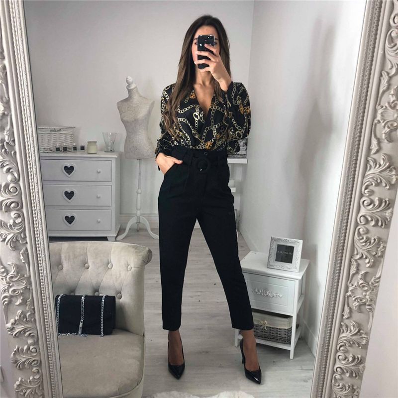 V-neck sexy jumpsuit