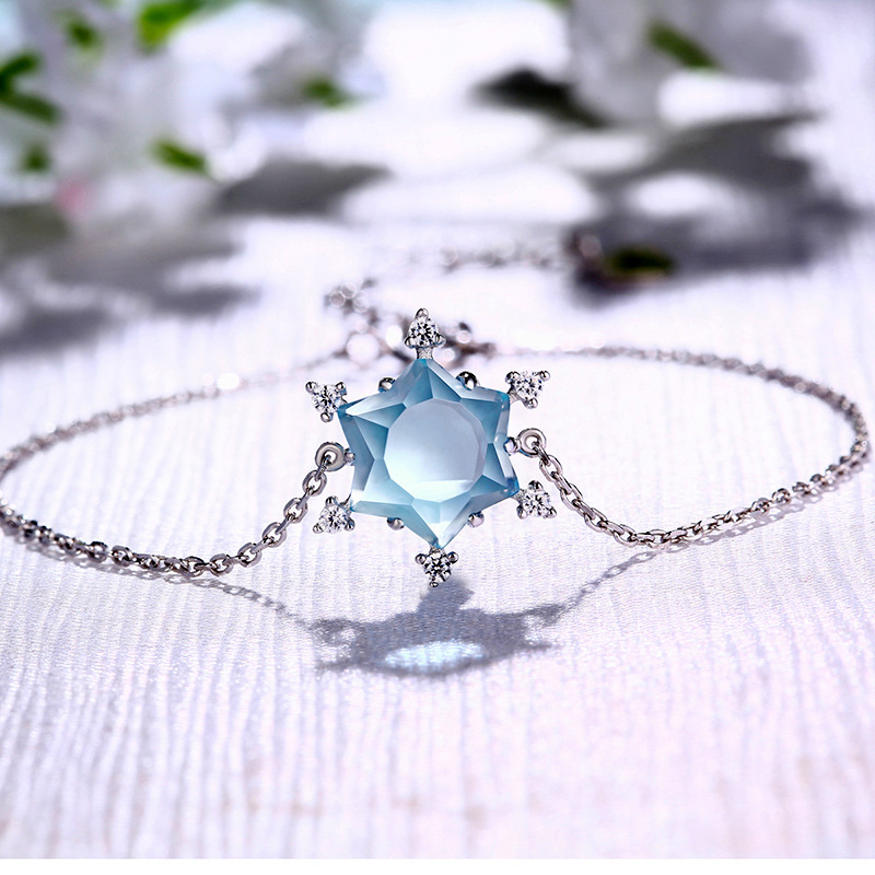 Stone Snowflake Bracelet