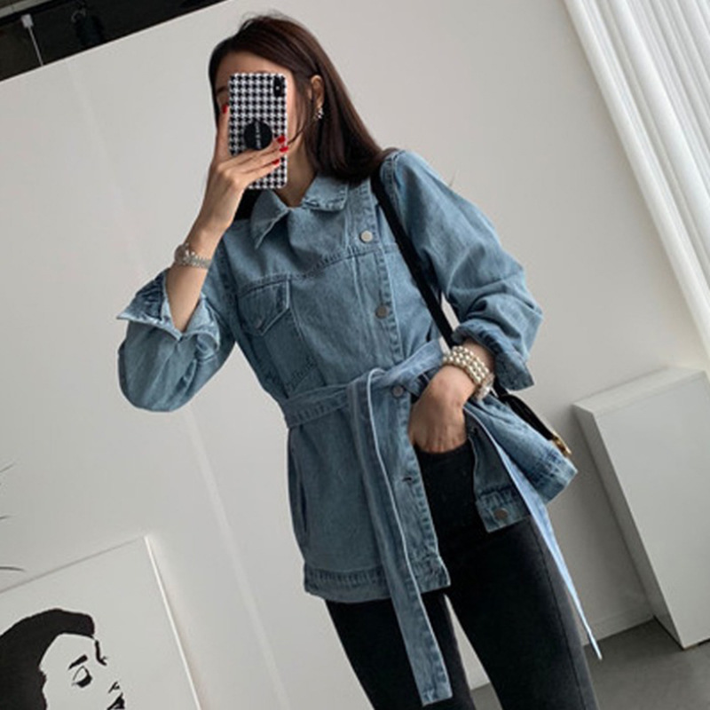 Long sleeve denim jacket
