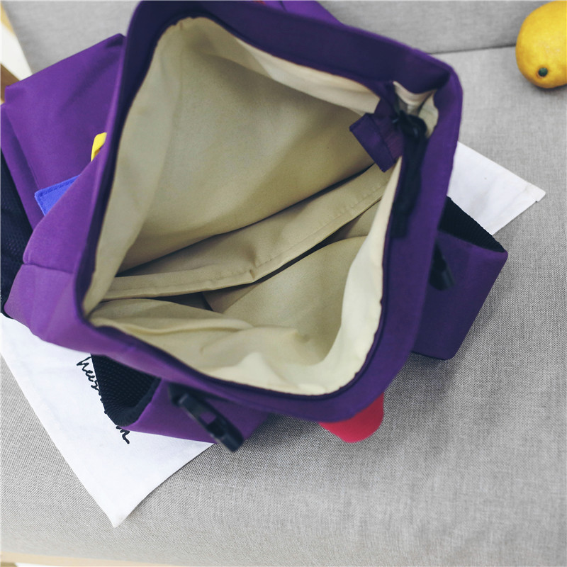 Original fashion contrast color backpack