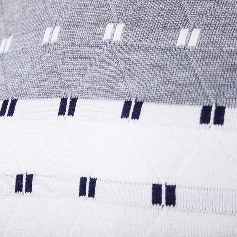 Men's color warm knit sweater