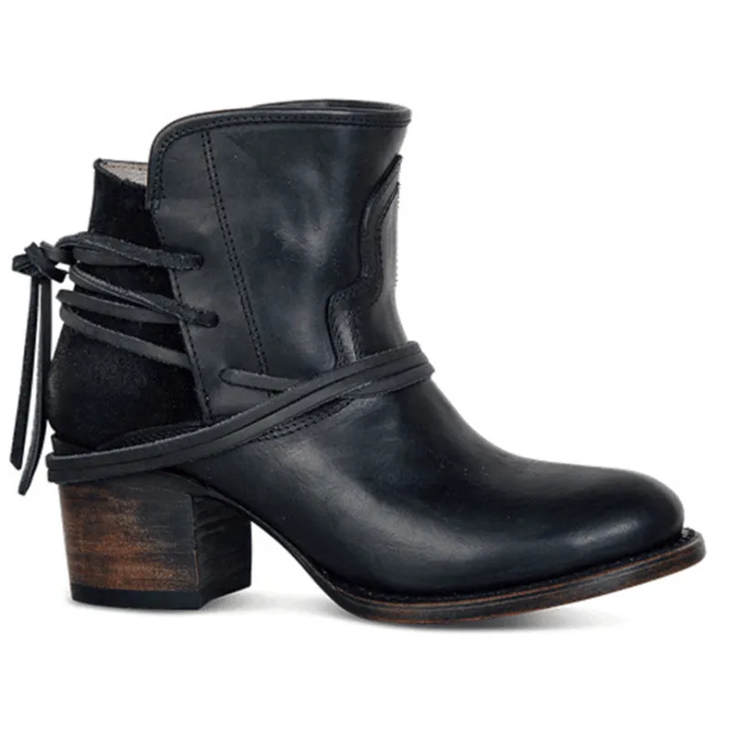 Women's Fashion Shoes Boots Winter PU Leather - Black