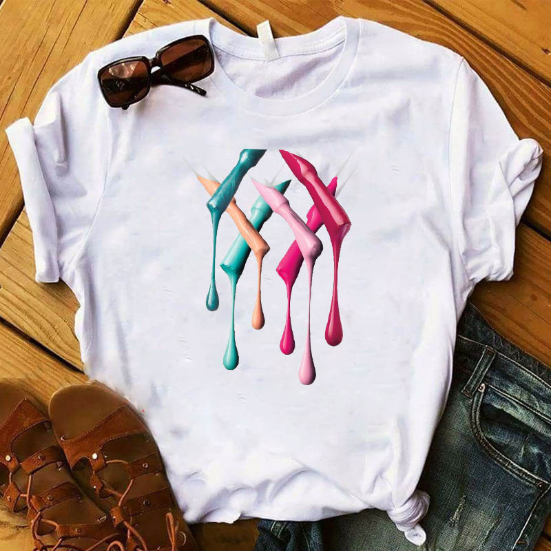 Title 4, Nail polish print T-shirt