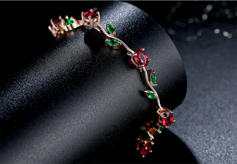 Plated crystal ladies bracelet — foto 4