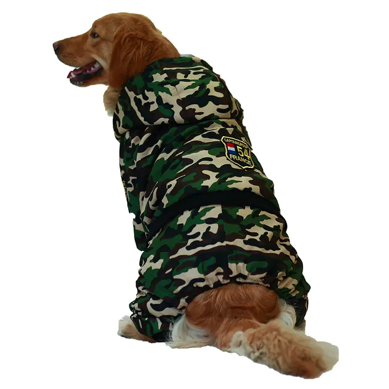 Camouflage four-legged suit