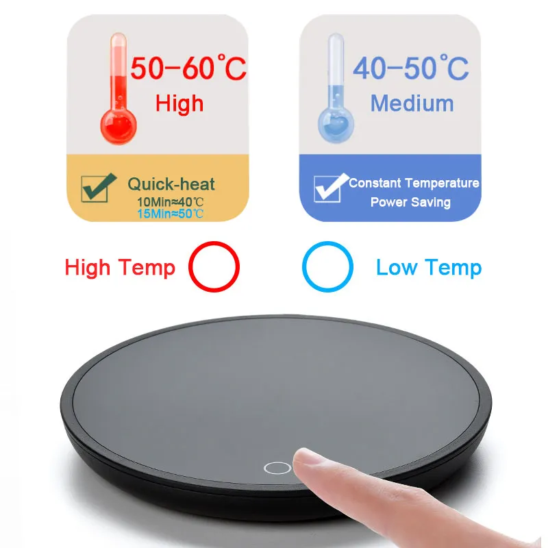 Coffee Mug Cup Warmer for Home Office Milk Tea Water Heating – image 3