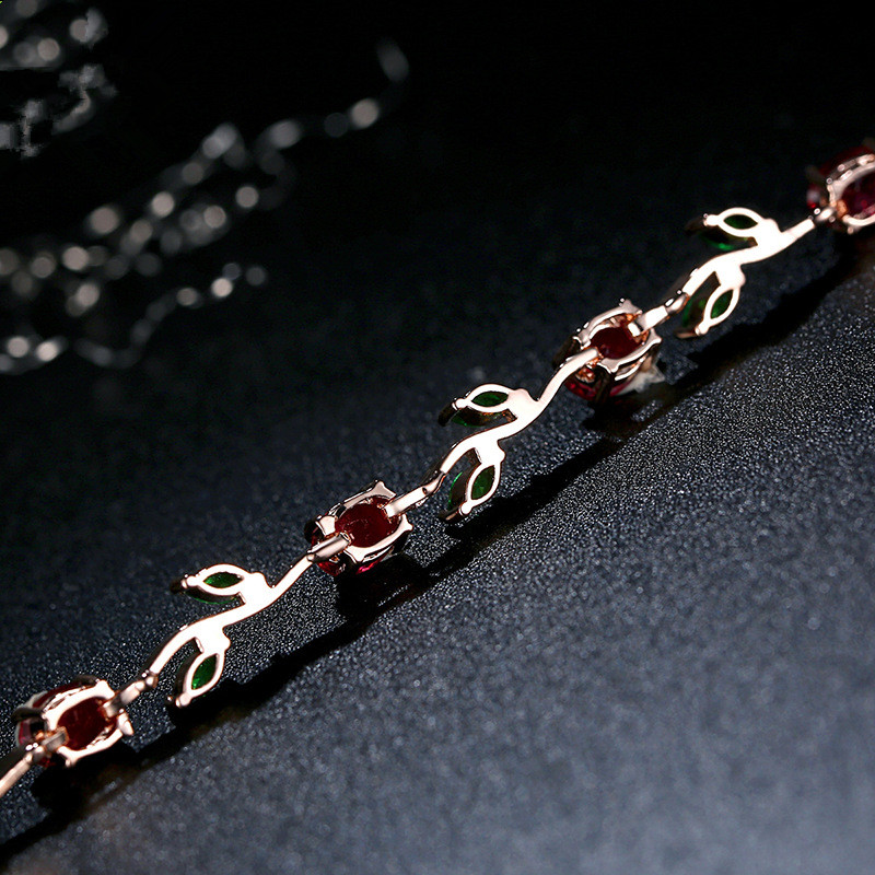 Plated crystal ladies bracelet — foto 8
