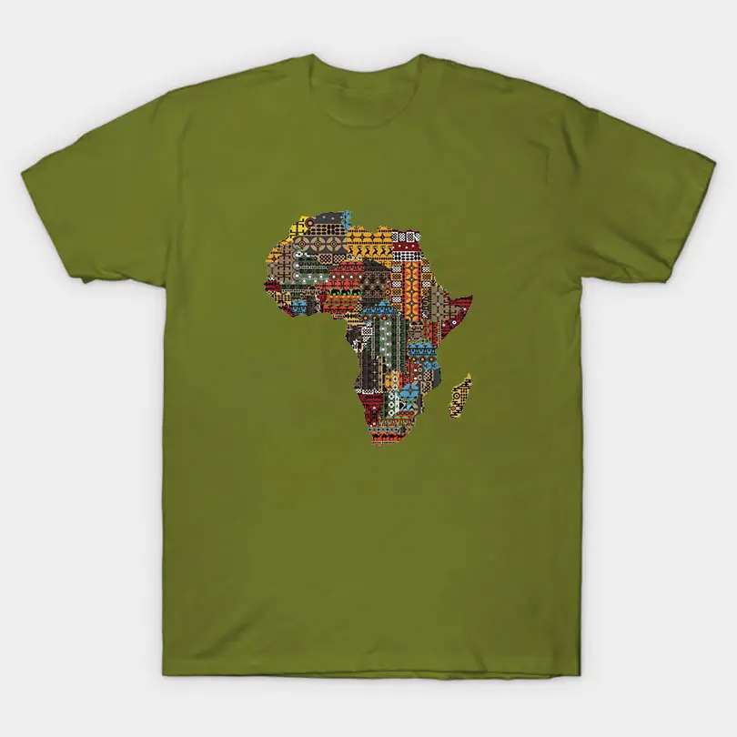 Printed summer crew neck T-shirt