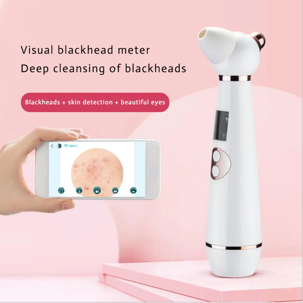 Visual blackhead meter electric pore cleaner