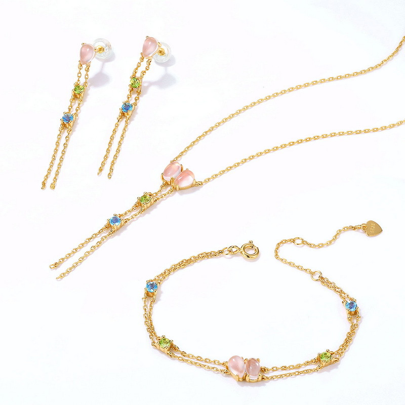 Peridot Topaz Necklace
