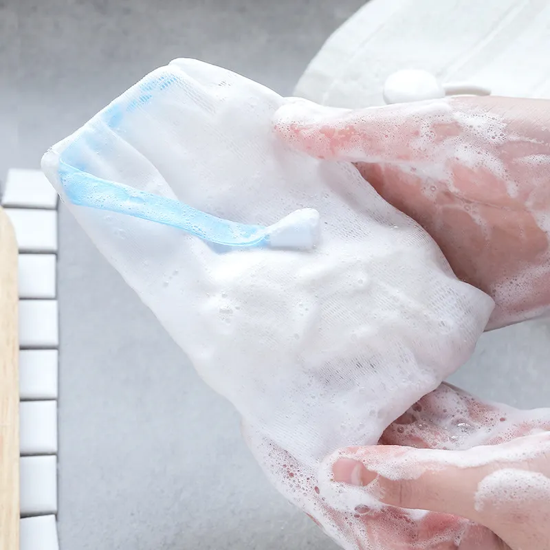 Handmade soap foaming net - Blue